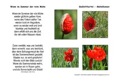 Gedicht mohn Mohn und